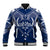 Personalised Samoa Independence Day Baseball Jacket Chest Tattoo Symbolic Style LT7 Unisex Blue - Polynesian Pride