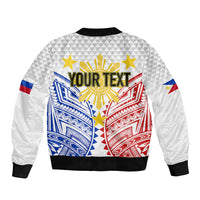 Personalised Philippines Independence Day Bomber Jacket Tribal Sun and Stars Ver 01 LT7 - Polynesian Pride
