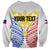 Personalised Philippines Independence Day Sweatshirt Tribal Sun and Stars Ver 01 LT7 - Polynesian Pride