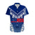 Personalised Samoa Rugby Hawaiian Shirt Manu Samoa Gradient Blue LT7 - Polynesian Pride