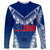 Personalised Samoa Rugby Long Sleeve Shirt Manu Samoa Gradient Blue LT7 Unisex Blue - Polynesian Pride