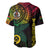 Personalised Vanuatu Baseball Jersey Turtle Chest Tattoo Flag Color LT7 - Polynesian Pride