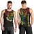 Personalised Vanuatu Men Tank Top Turtle Chest Tattoo Flag Color LT7 - Polynesian Pride