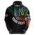 Custom Vanuatu Hoodie Turtle Chest Tattoo Flag Color Penama LT7 Zip Hoodie Black - Polynesian Pride