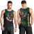 Personalised Vanuatu Men Tank Top Turtle Chest Tattoo Flag Color - Penama LT7 - Polynesian Pride