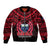 Samoa Independence Day Sleeve Zip Bomber Jacket Ulafa Polynesian Unique Red No1 LT9 Unisex Red - Polynesian Pride