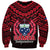 Samoa Independence Day Sweatshirt Ulafa Polynesian Unique Red No1 LT9 Unisex Red - Polynesian Pride