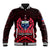 Samoa Independence Day Baseball Jacket Ulafa Polynesian Unique Red No2 LT9 Unisex Red - Polynesian Pride