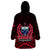 Samoa Independence Day Wearable Blanket Hoodie Ulafa Polynesian Unique Red No2 LT9 - Polynesian Pride