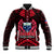 Samoa Independence Day Baseball Jacket Ulafa Polynesian Unique Red No3 LT9 Unisex Red - Polynesian Pride