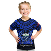 Samoa Independence Day Kid T Shirt Ulafa Polynesian Unique Blue No1 LT9 Youth XL Size14 - Polynesian Pride