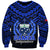 Samoa Independence Day Sweatshirt Ulafa Polynesian Unique Blue No1 LT9 Unisex Blue - Polynesian Pride