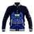 Samoa Independence Day Baseball Jacket Ulafa Polynesian Unique Blue No2 LT9 Unisex Blue - Polynesian Pride