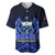 Samoa Independence Day Baseball Jersey Ulafa Polynesian Unique Blue No2 LT9 - Polynesian Pride