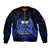 Samoa Independence Day Bomber Jacket Ulafa Polynesian Unique Blue No2 LT9 Unisex Blue - Polynesian Pride