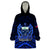 Samoa Independence Day Wearable Blanket Hoodie Ulafa Polynesian Unique Blue No2 LT9 Unisex One Size - Polynesian Pride