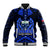 Samoa Independence Day Baseball Jacket Ulafa Polynesian Unique Blue No3 LT9 Unisex Blue - Polynesian Pride