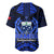 Samoa Independence Day Baseball Jersey Ulafa Polynesian Unique Blue No3 LT9 - Polynesian Pride