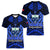 Samoa Independence Day Women V Neck T Shirt Ulafa Polynesian Unique Blue No3 LT9 Female Blue - Polynesian Pride