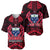 (Custom Personalised) Samoa Independence Day Baseball Jersey Ulafa Polynesian Unique Red No3 LT9 Red - Polynesian Pride