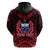 Custom Samoa Independence Day Hoodie Ulafa Polynesian Unique Red No3 LT9 - Polynesian Pride