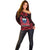 (Custom Personalised) Samoa Independence Day Off Shoulder Sweater Ulafa Polynesian Unique Red No3 LT9 - Polynesian Pride