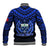 (Custom Personalised) Samoa Independence Day Baseball Jacket Ulafa Polynesian Unique Blue No1 LT9 - Polynesian Pride