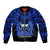 (Custom Personalised) Samoa Independence Day Bomber Jacket Ulafa Polynesian Unique Blue No1 LT9 Unisex Blue - Polynesian Pride