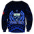 (Custom Personalised) Samoa Independence Day Sweatshirt Ulafa Polynesian Unique Blue No2 LT9 - Polynesian Pride