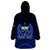 (Custom Personalised) Samoa Independence Day Wearable Blanket Hoodie Ulafa Polynesian Unique Blue No2 LT9 - Polynesian Pride