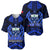 (Custom Personalised) Samoa Independence Day Baseball Jersey Ulafa Polynesian Unique Blue No3 LT9 Blue - Polynesian Pride