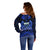 (Custom Personalised) Samoa Independence Day Off Shoulder Sweater Ulafa Polynesian Unique Blue No3 LT9 - Polynesian Pride