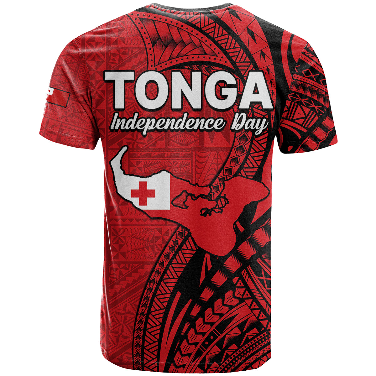 Tonga Independence Anniversary T Shirt Tongan Tribal Pattern Unique Version LT9 - Polynesian Pride