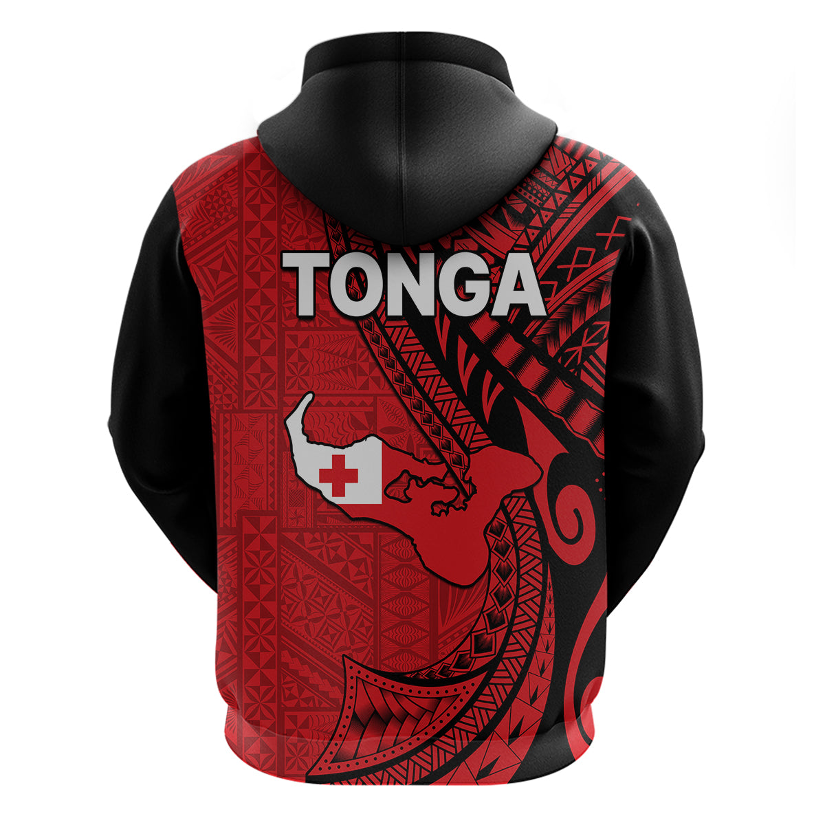 Polynesian Tonga Hoodie Tribal Pattern Unique Version LT9 - Polynesian Pride