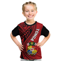 Polynesian Tonga Kid T Shirt Tribal Pattern Unique Version LT9 Youth XL Size14 - Polynesian Pride
