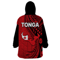 Polynesian Tonga Wearable Blanket Hoodie Tribal Pattern Unique Version LT9 - Polynesian Pride