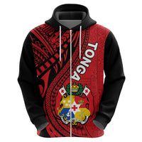 Custom Polynesian Tonga Hoodie Tribal Pattern Unique Version LT9 - Polynesian Pride