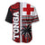 Tonga Kupesi Ngatu Baseball Jersey Proud Tonga with Flag and Palm Tree LT9 - Polynesian Pride