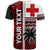 Custom Tonga Kupesi Ngatu T Shirt Proud Tonga with Flag and Palm Tree LT9 - Polynesian Pride