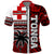 Tonga Independence Day Polo Shirt Proud Tongan Emancipation with Kupesi Ngatu LT9 Red - Polynesian Pride