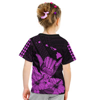 Hawaii Shaka Sign Kid T Shirt Purple Version LT9 - Polynesian Pride