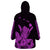 Hawaii Shaka Sign Wearable Blanket Hoodie Purple Version LT9 - Polynesian Pride