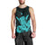 Hawaii Shaka Sign Men Tank Top Turquoise Version LT9 - Polynesian Pride