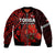 Tonga ANZAC Day Bomber Jacket Lest We Forget Red Version LT9 Unisex Red - Polynesian Pride