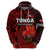 Tonga ANZAC Day Hoodie Lest We Forget Red Version LT9 - Polynesian Pride