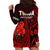 Tonga ANZAC Day Hoodie Dress Lest We Forget Red Version LT9 - Polynesian Pride