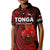 Tonga ANZAC Day Kid Polo Shirt Lest We Forget Red Version LT9 Kid Red - Polynesian Pride