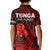 Tonga ANZAC Day Kid Polo Shirt Lest We Forget Red Version LT9 - Polynesian Pride