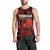 Tonga ANZAC Day Men Tank Top Lest We Forget Red Version LT9 - Polynesian Pride