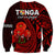 Tonga ANZAC Day Sweatshirt Lest We Forget Red Version LT9 - Polynesian Pride